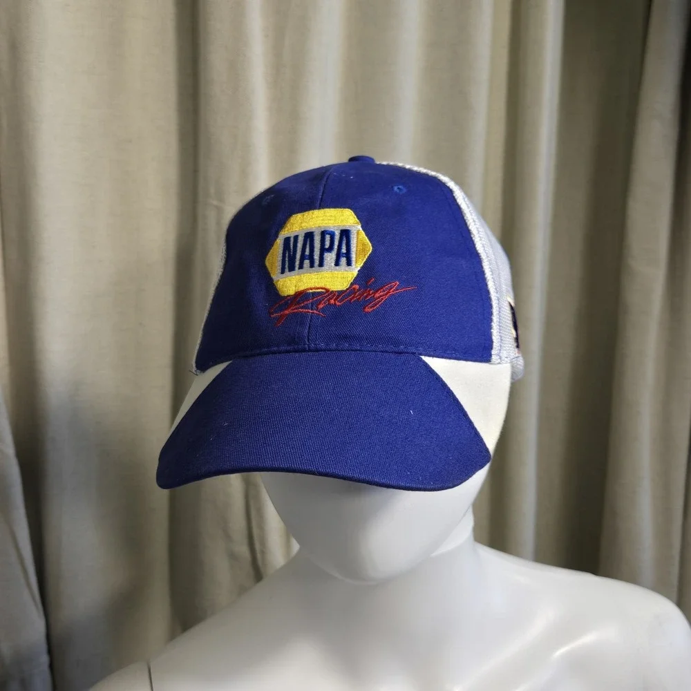 NAPA Racing Hendrick Motorsports Chase Elliott Trucker Hat Blue White Snapback